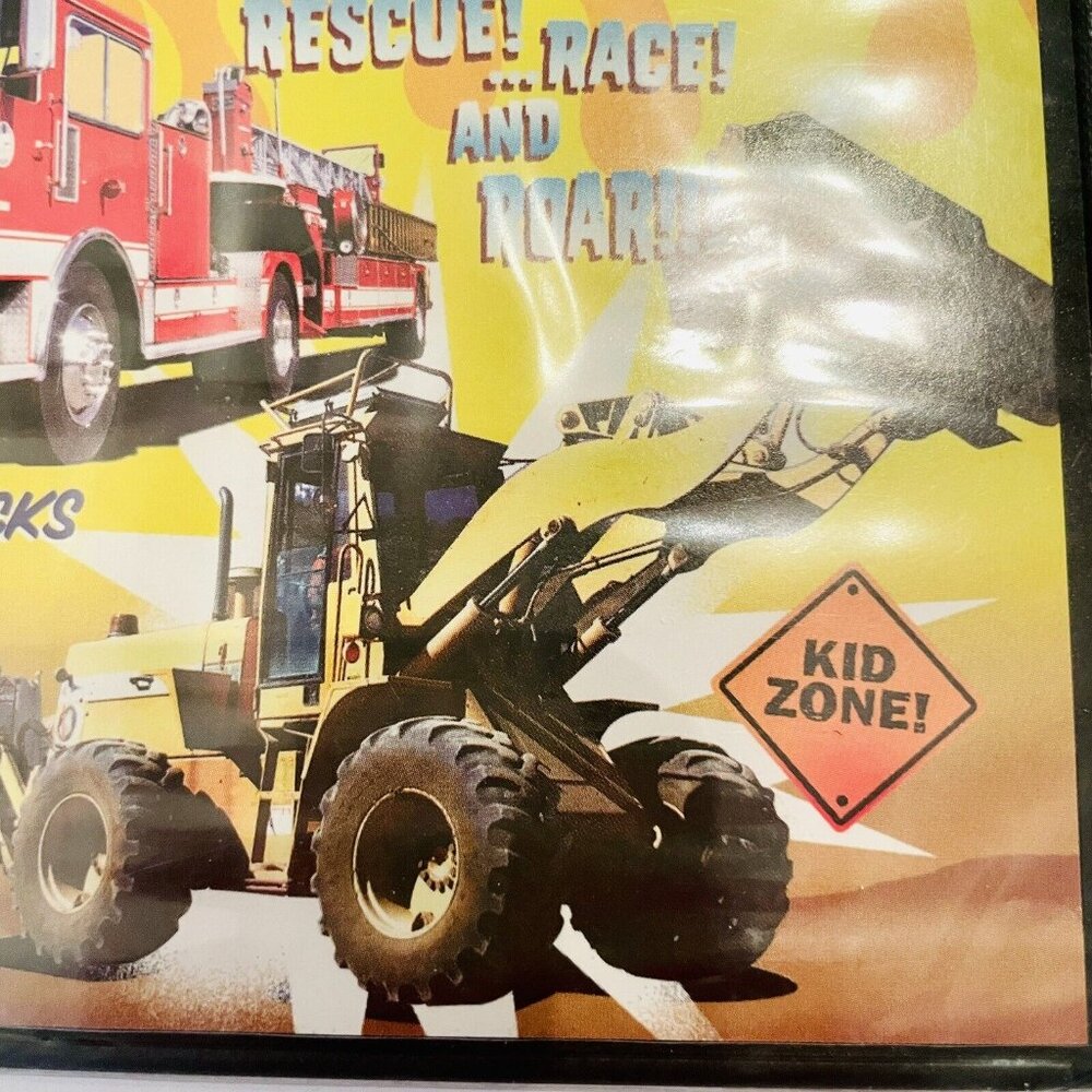 NEW 2 DVDs Totaly Trucks: Fire And Dirt Monsters Fire Engines Big Trucks SEALED - Picture 6 of 14
